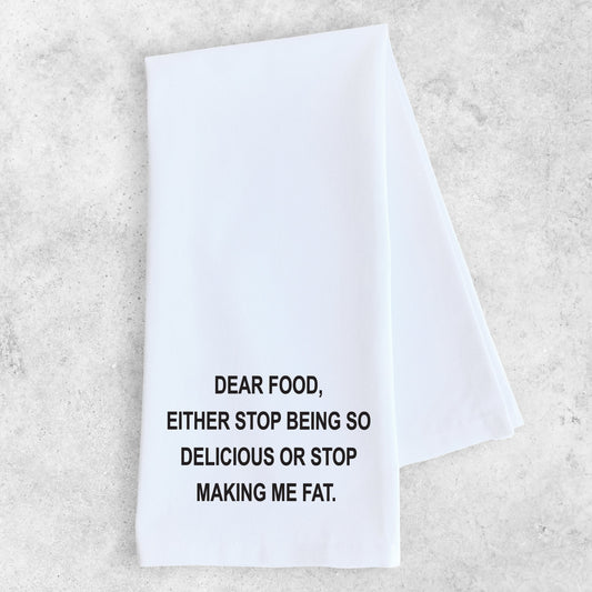 Dear Food - Tea Towel