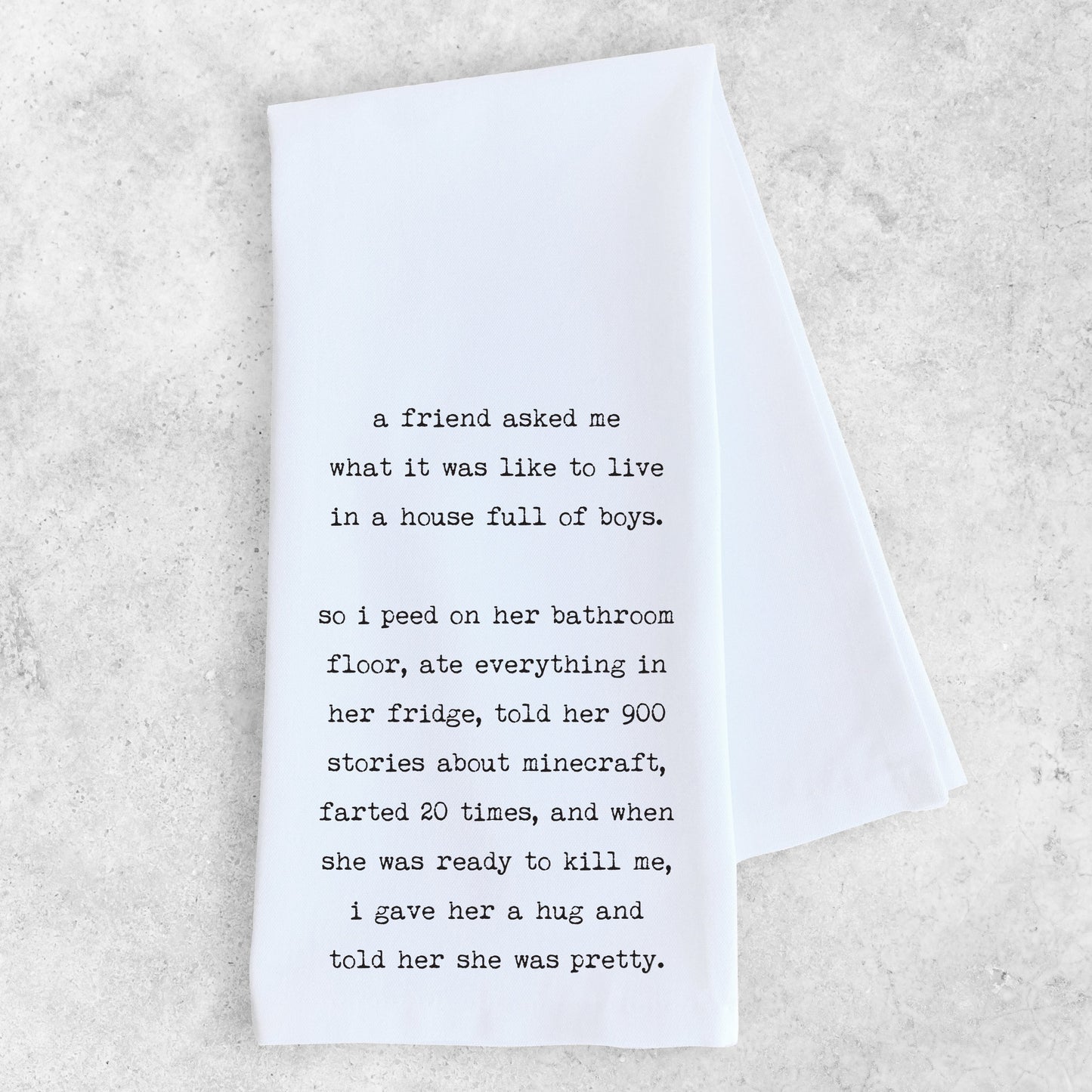 House Full Of Boys - Tea Towel