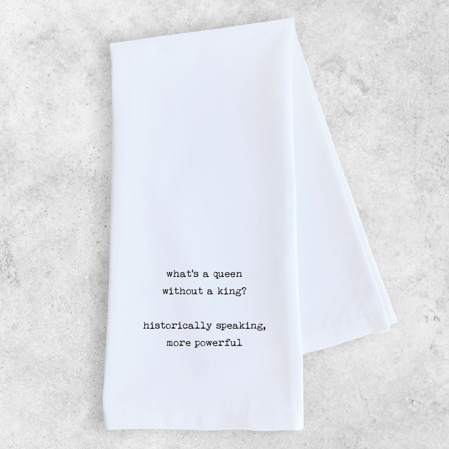 Powerful Queen - Tea Towel