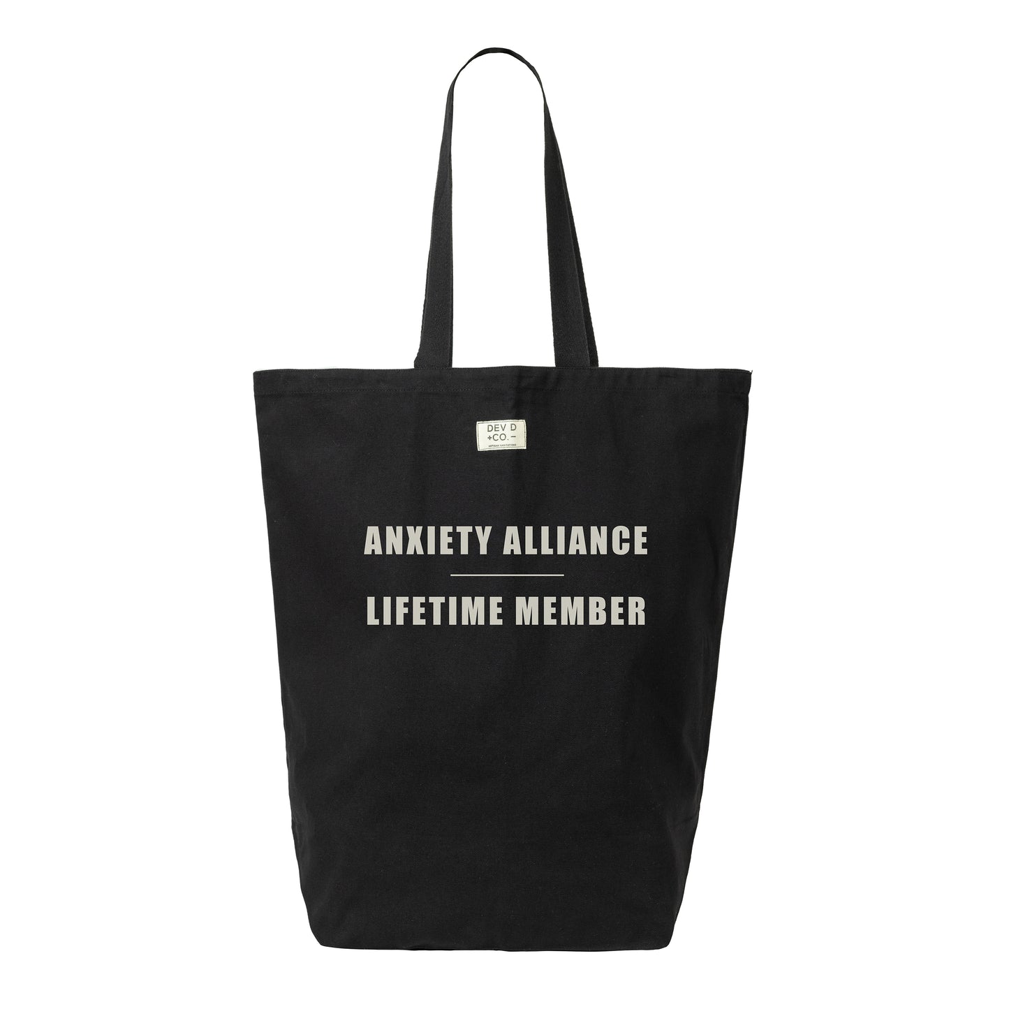 Anxiety Alliance - Canvas Tote Bag with Pocket - Large Tote