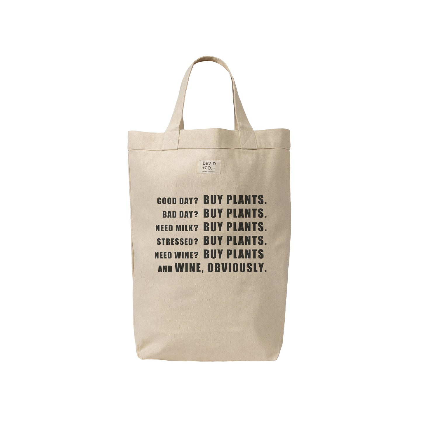 Buy Plants & Wine - Canvas Tote Bag