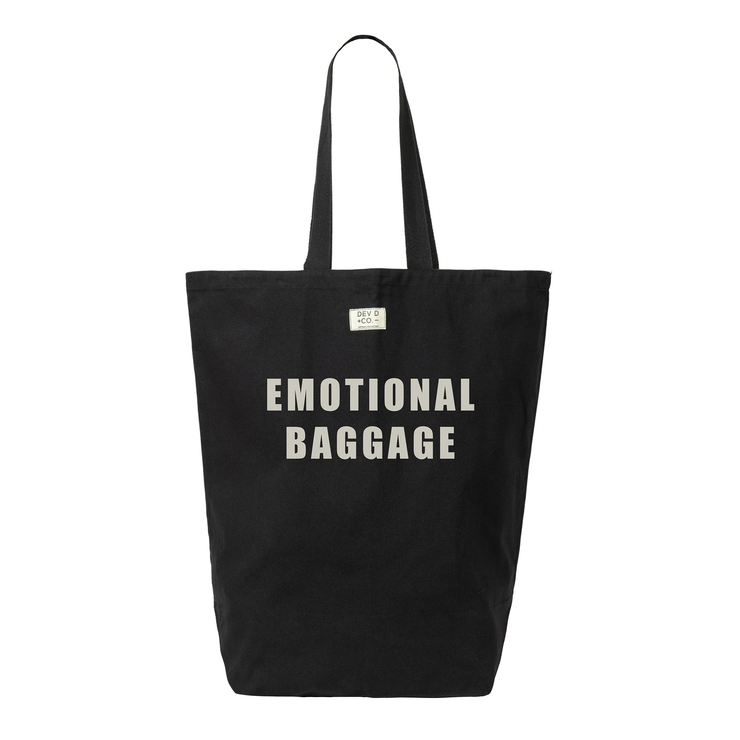 Emotional Baggage - Canvas Tote Bag with Pocket - Large Tote
