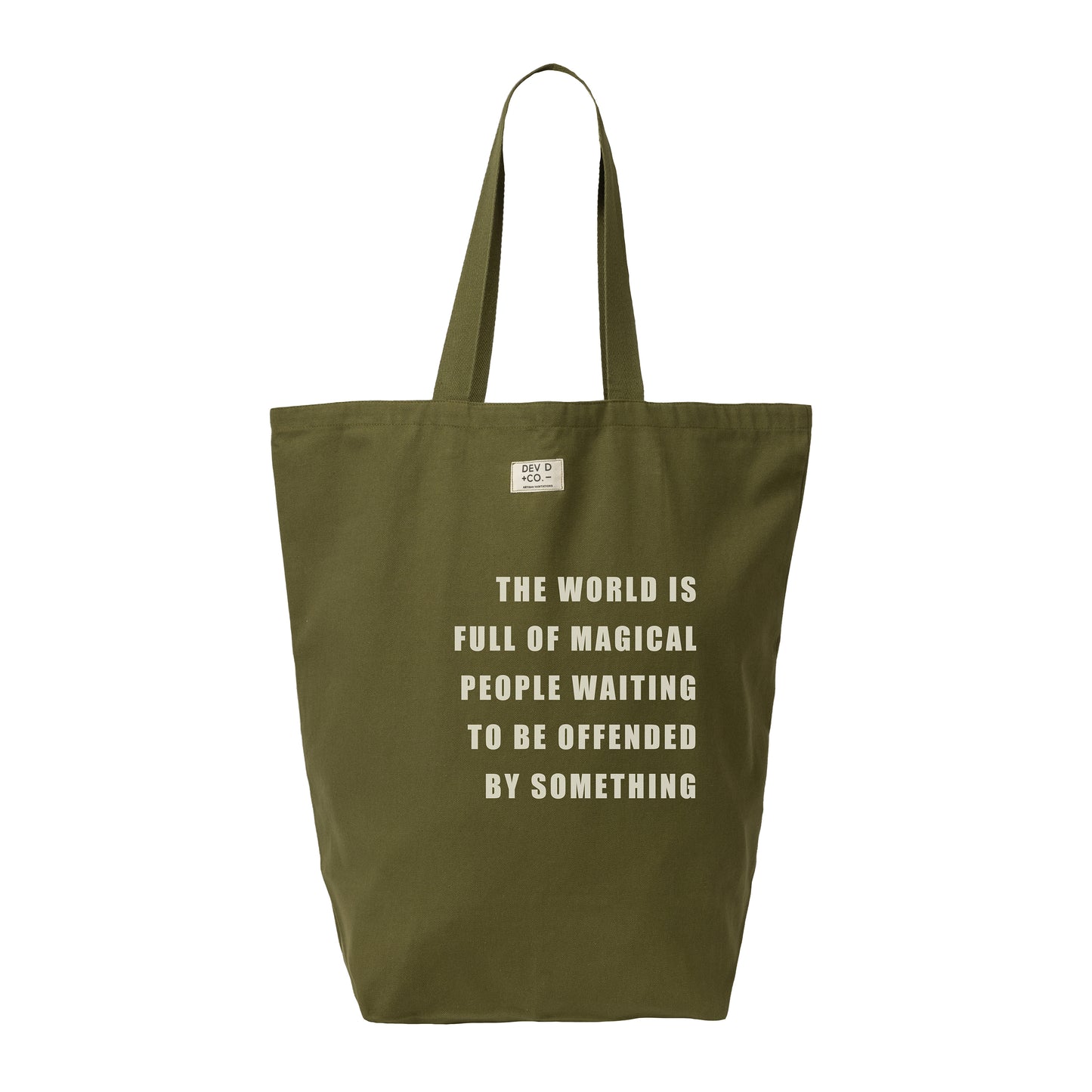 World Is Full Of Magical People - Canvas Tote Bag w/ Pocket