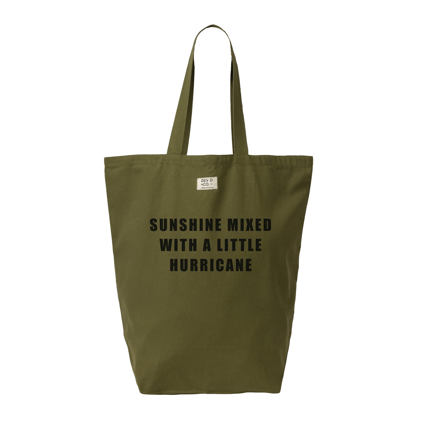 Sunshine Mixed With Hurricane - Canvas Tote Bag with Pocket