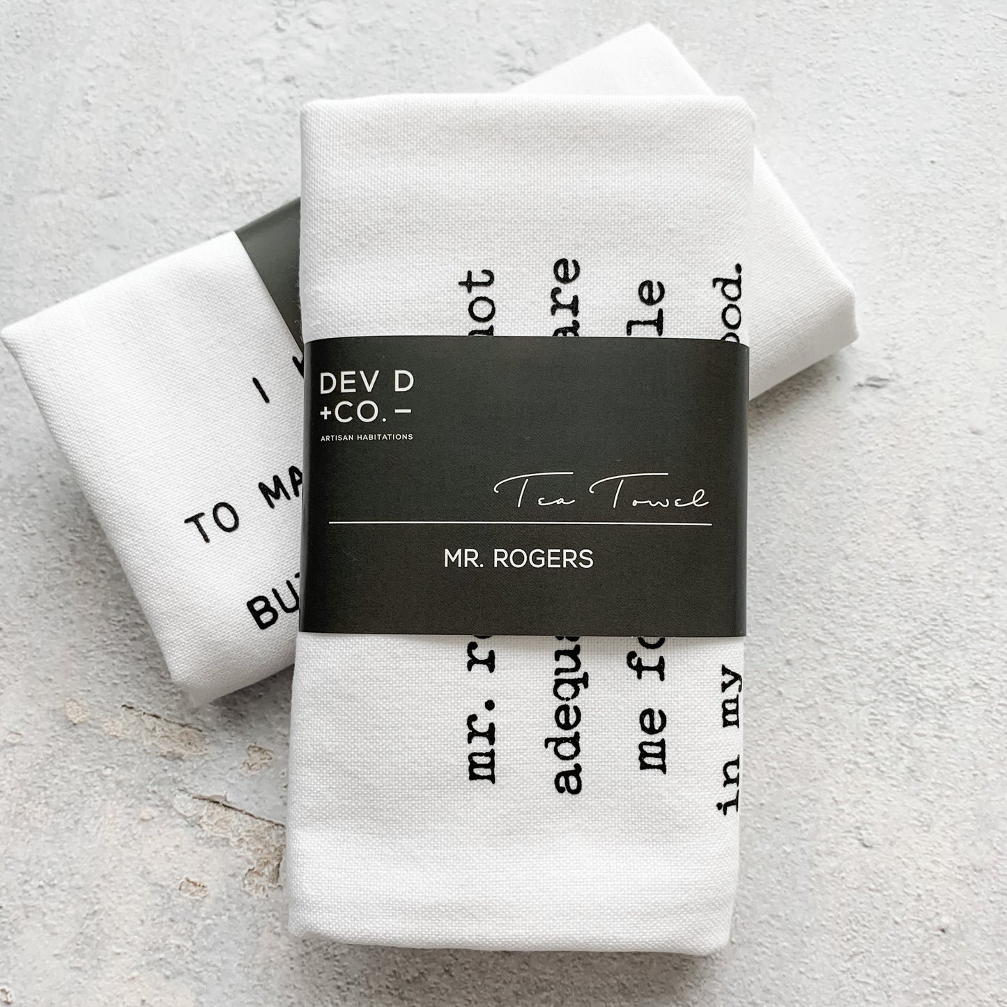 Mom Is Clocking Out - Tea Towel