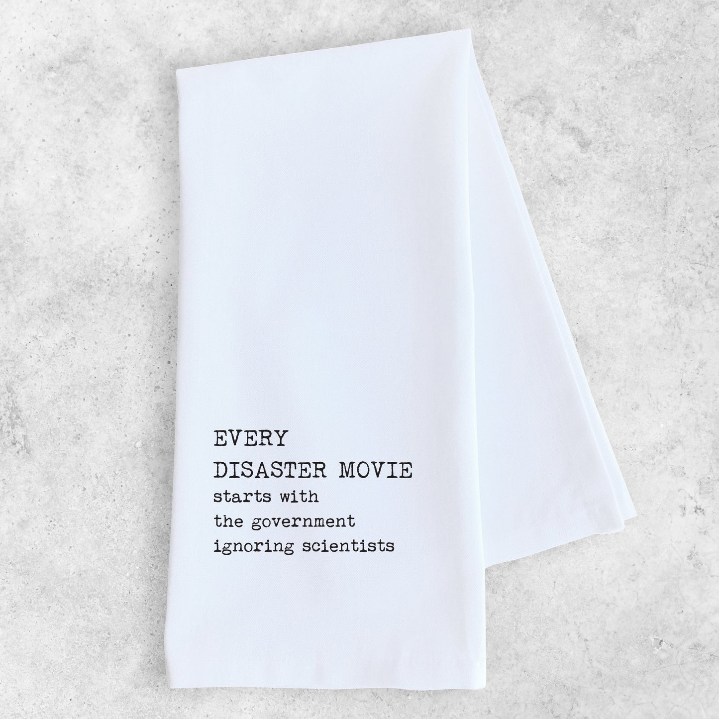 Every Disaster Movie - Tea Towel