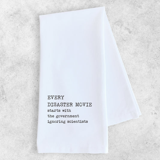 Every Disaster Movie - Tea Towel