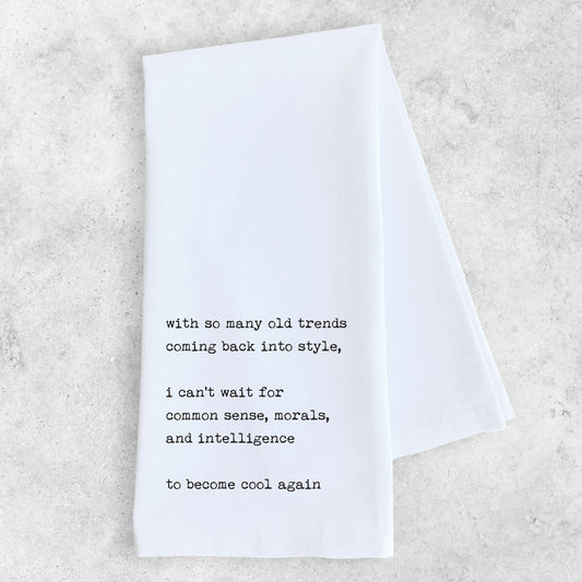 Old Trends - Tea Towel