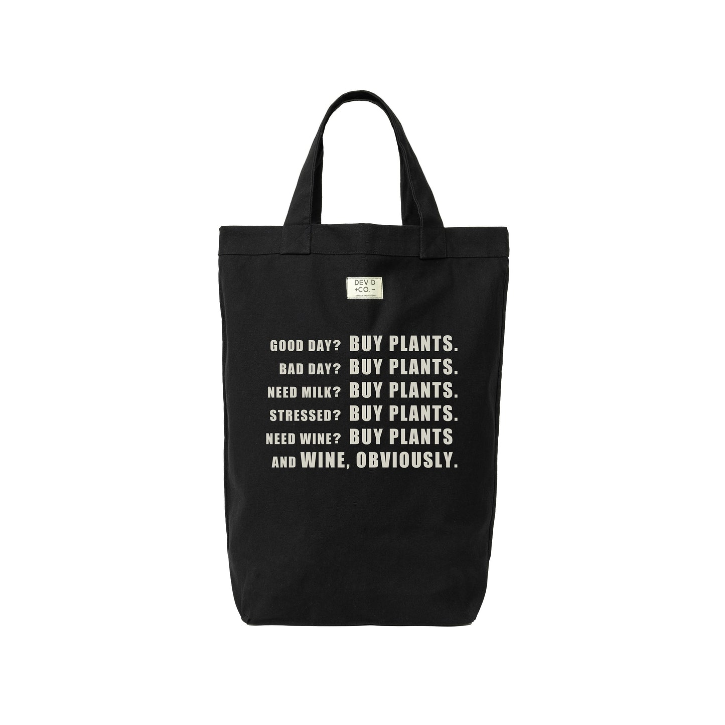 Buy Plants & Wine - Canvas Tote Bag
