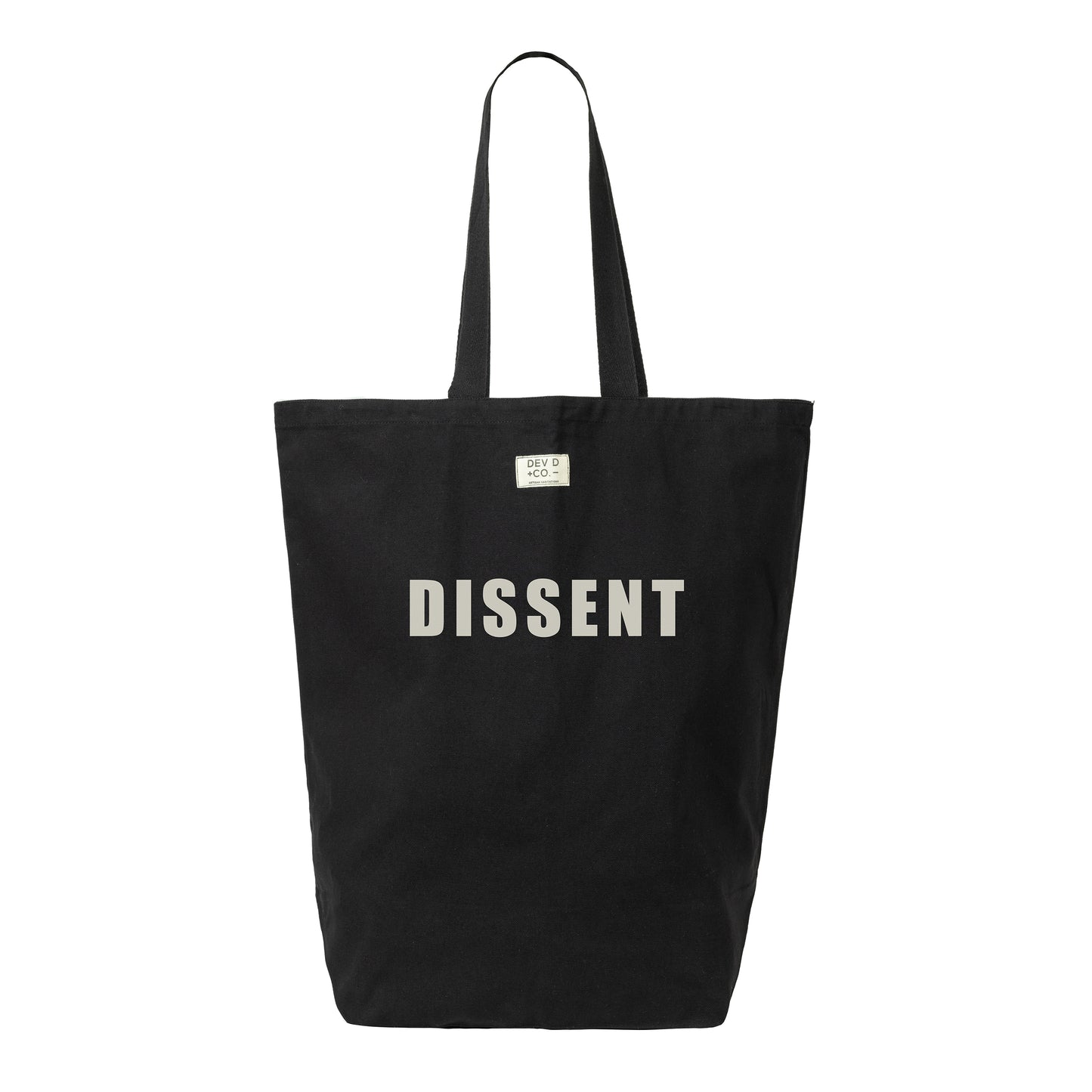 Dissent - Canvas Tote Bag with Pocket - Large Canvas Tote