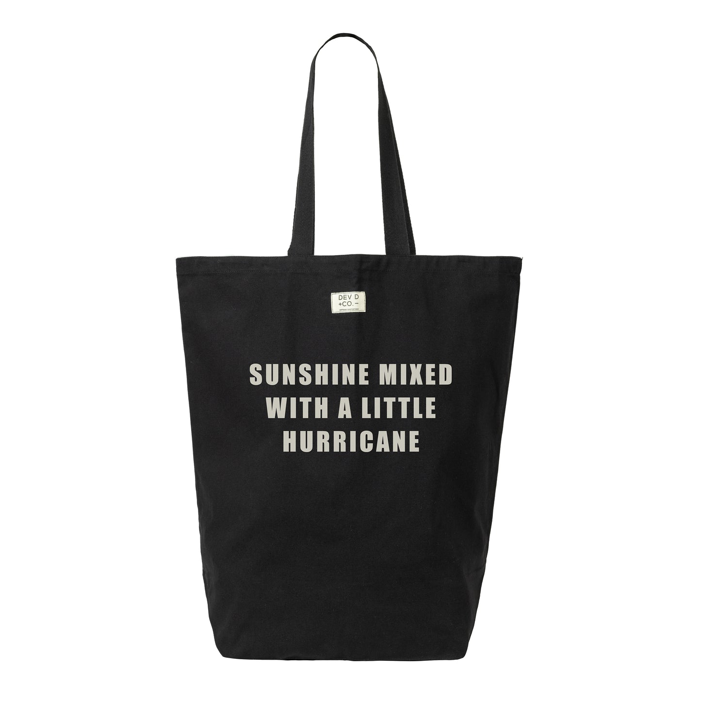Sunshine Mixed With Hurricane - Canvas Tote Bag with Pocket